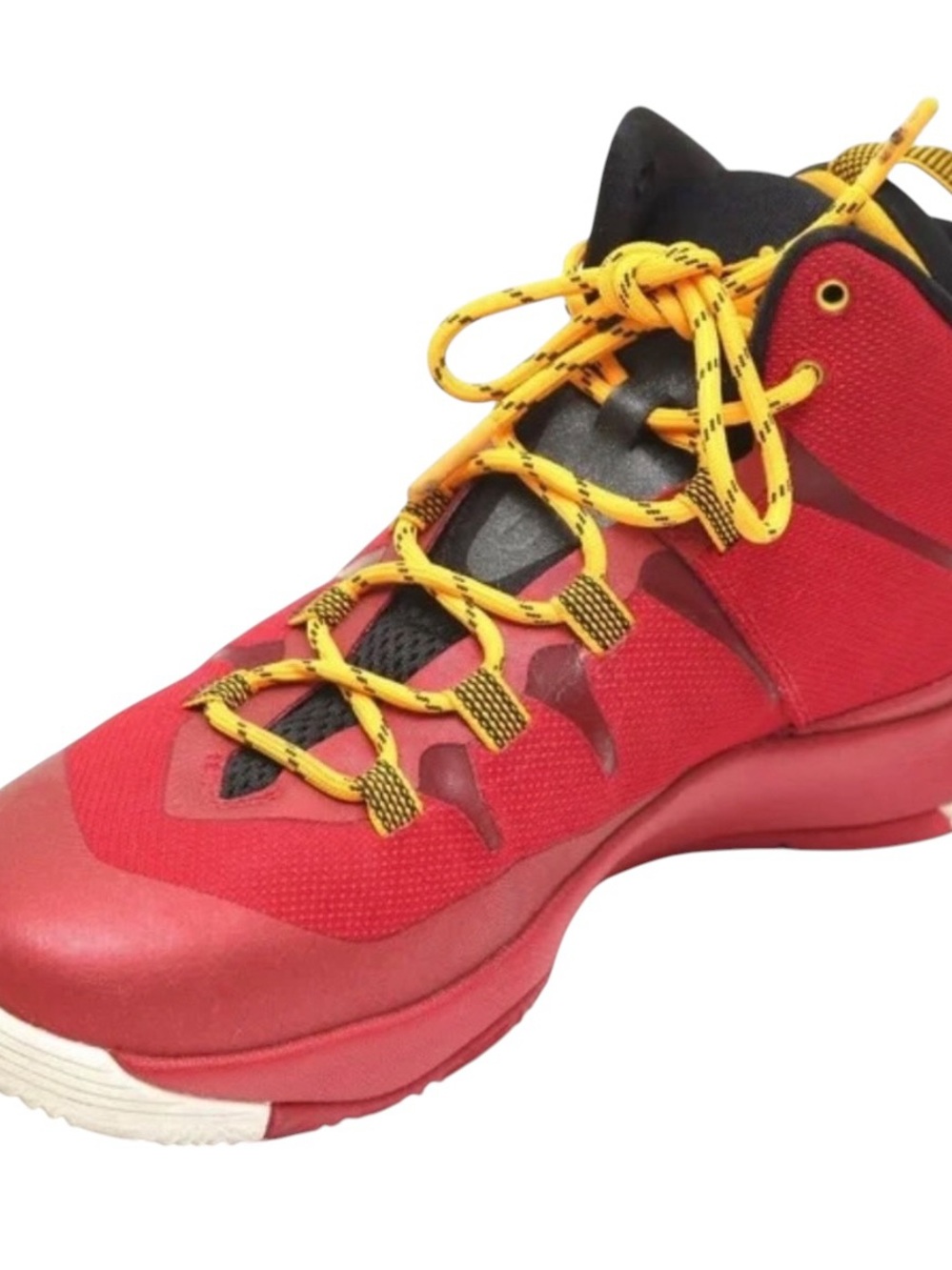 Jordan Yellow and Black High-Top Sneaker Tongue - Picture 2 of 7